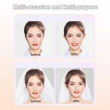 30 piezas de parches para orejas, cinta correctora de orejas autoadhesiva invisible, herramienta de belleza, maquillaje, decoración de habitación, tocador, viaje, dormitorio, accesorios de maquillaje, regalos, regalos para mujeres, regalos de Navidad - Multicolor - Ver 5