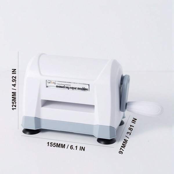 Letong Letong B6 Stanzmaschine zum Prägen und Stanzen, Scrapbooking Cutter, Stanzeisen Papier Cutter, Präge- und Stanzmaschine, DIY Handwerkszeug