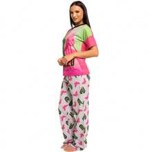 WICKED Movie Womens Pyjamas |  And  Women's Pyjama Sets | Ladies Pyjamas | Official Merchandise - Pink - View 2