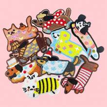 9pcs/Set Cute Dog Breed Embroidered Patch, Cartoon Puppy Thermal Adhesive DIY Sew-Free Decoration For Clothing, Backpack, Shoes - Multicolor - View 4