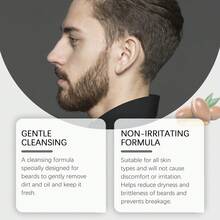 Champú para Barba East Moon, Limpieza, Hidratación, Suavidad, Limpieza Suave y Afeitado para Hombres - 1 - Ver 3