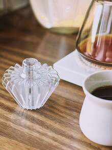 1PC Coffee Filter Paper Assistant For Paragons Filter Cup T1 Filter Paper Press Cone Hot Water Stamping Coffee Accessories - Clear - View 2