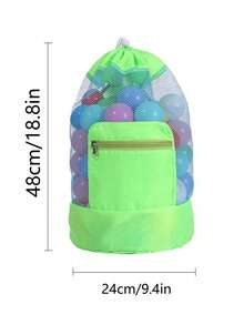 Children's Outdoor Toy Storage Bag, Beach Bag, Backpack Beach Bag, Beach Toy Storage Bag - Multicolor - View 5