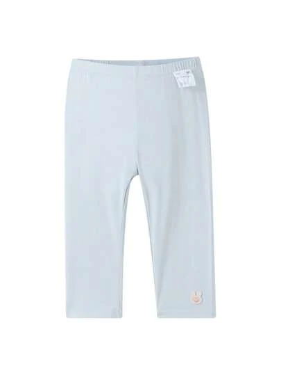 Annil Barnkläder Flickor Små Barn Stickade Leggings Söta Capri Byxor Sommar