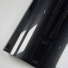 Carbon Fiber Black Silver Wrap Vinyl Car Sticker Car Tuning Stickers Vinyl For Motorcycles Auto And Motorcycle Stickers - Black - View 2