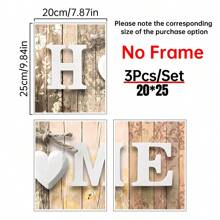 3PCS Home Canvas Wall Art Set, Art Deco Modern Home Decor, Wood Framed Love Poster, Modern Landscape Theme, Ink Art Print, Suitable For Living Room, Bedroom, Bathroom, Dining Room, Indoor And Outdoor, Seasonal Fall And Winter Wall Hanging Decoration, Family Home Wall Art, Gift, Creative Home Wall Decoration, Living Room, Kitchen, Cafe, Dormitory Wall Art Canvas Poster Gifts Birthday Graduation