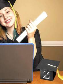 Customized 5/10/50pcs Black Graduation Cap Candy Box, Handmade Paper Gift Box, Graduation Gift Packaging, 2025 Congratulations Graduation Party Supplies, Wedding Supplies - Multicolor - View 4