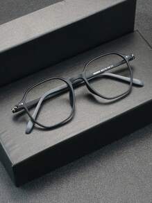 2025 Nuevas gafas superiores de alta calidad con diseño de marca retro, planas y ligeras, con protección contra la radiación y adecuadas para hombres y mujeres, con montura de polígono de TR90 de moda