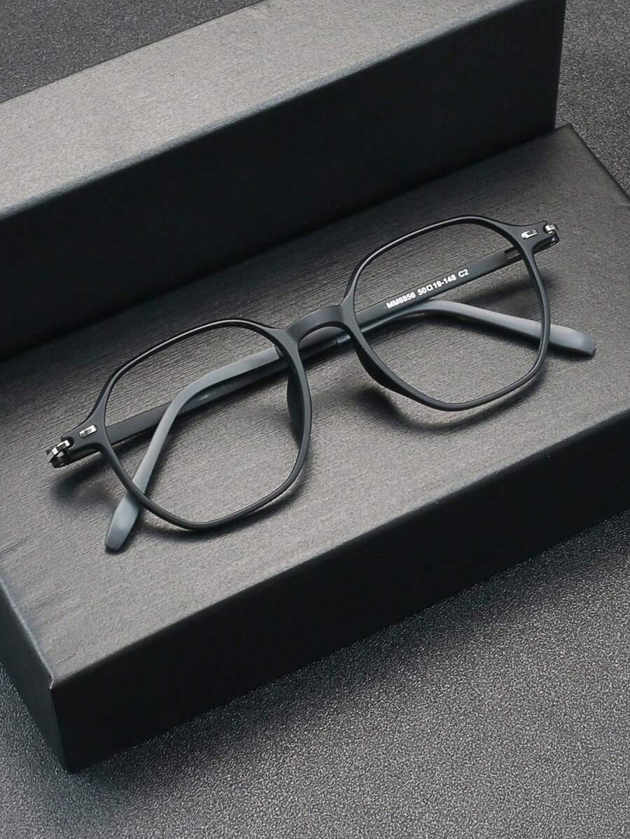 2025 Nuevas gafas superiores de alta calidad con diseño de marca retro, planas y ligeras, con protección contra la radiación y adecuadas para hombres y mujeres, con montura de polígono de TR90 de moda