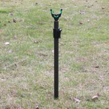 2pcs/Set Ground Insert Fishing Rod Support Aluminum Alloy Material Lightweight And Portable
