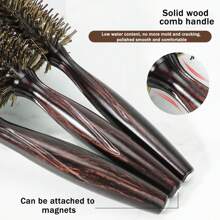 1-Piece Professional Hairbrush Set For Women And Men, Barrel-Shaped Bristle Brush With Nylon Bristles, Boar Bristle Curling Brush, Root Comb, Wooden Handle, Anti-Static, Professional Styling Tools(Halloween, Costume PartyParty Dress Up, FestivalRole-Playing Headband.Trick-Or-Treat), Back To School, Travel Holiday Essentials, Hair Accessories For Women, Brush, Hair Brush, Wooden Comb, Hair Brush, Mini Hair Brush, Detangling Brush, Hair Brushes, Curly Hair Brush, Hairdressing Equipment,Hair Brush,Slick Back Brush,Styling Brush,Curly Hair Brush,Edge Brush,Hair Comb,Brush Hair,Hair Brush Set,Comb Hair,Comb For Curls,Detangling Brush,Hair Brush For Women,Hair,Travel,Hair Products,Hair Tools,Hair Stuff,Barber,Barber Accessories,Barbershop,Hairdressing Equipment