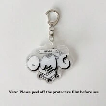 1 pieza Llavero KPOP, Accesorios de llavero, Nuevo llavero de mezclilla, Llaveros, Encantos de teléfono, Accesorios de coche, Encantos de bolso, Accesorios de bolso, Regalo para amigos