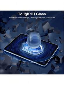 3pcs Screen Protector For 10th Gen 10.9 Inch (2022), Compatible With Face ID And Apple Pencil, 9H Hardness High-Definition Transparent Tempered Glass Film, Anti-Scratch, Bubble-Free, High Transparency, Anti-Fingerprint, Tablet Screen Protector Compatible With Mini/Air/Pro/11th Gen/9th Gen/8th Gen/7th Gen - 3 Pieces - View 5