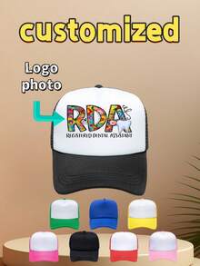 Customizable Foam Mesh Cap, Advertising Logo Baseball Cap, Suitable For Travel Promotion, Students, Truck Drivers, Breathable Sun Protection - Image Customization - View 6