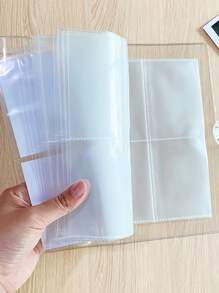 Photo Album With Large Capacity, Celebrity Photo Pages, 3-Inch Photo Album, Movie Ticket & Card Holder, Multi-Size Card Holder, Photo Album, Photo Card Collection Mini Grids Album, Photo Collection Book