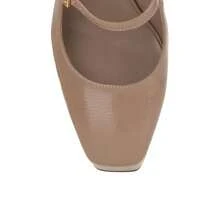 Jessica Simpson Piey Ankle Strap Platform Pump - Chai Latte - Xem 3