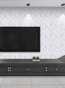 10 pegatinas adhesivas de vinilo de Salpicadero de PVC de mármol artificial autoadhesivo, pegatinas de pared autoadhesivas de corte DIY, resistentes al calor para salpicaderos de azulejos en paredes de baño y cocina, cocina, chimenea, lavadero, paredes de caravana, a prueba de agua, también para sala de estar, dormitorio y pared posterior de TV (5.9/7.87/11.8/15.7/11.4 X 22.4 pulgadas)