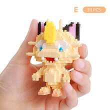 pokemon Small Particle Creative Building Blocks, Suitable For Bedroom Decor, Desktop Ornament, Planter, Birthday Gift, New Year's Gift, Gift For Women/Girlfriend, Study/Office Desk Accessory, Gift For College Students