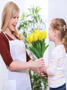 20/10/5/1pc/Set Artificial Tulip Flowers For Kitchen, Living Room, Bedroom, Bathroom, Party, Restaurant Decoration, Valentine Day, Gift Gifts Birthday Graduation1/3/10/20pcs Premium Artificial Flowers, Real Touch Tulips Bouquet, Artificial Flowers For Wedding Room Home Hotel Party Event Valentine's Day New Years Gifts Birthday Graduation