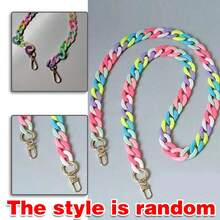 Acrylic Purse Chain With Handle Shoulder Bag Chain Purse Strap For DIY Purse Wallet Handbag Removeable Straps Crossbody Bag Belt Parts Detachable Chains Bag Accessories Y2K Summer - Multicolor - View 2