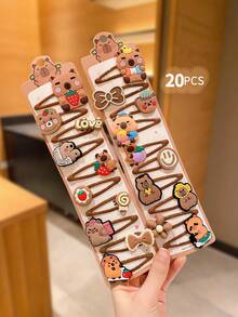 10/20 Pcs Kid Girls Colorful Cute Claw Clips Barrette Hair Accessories