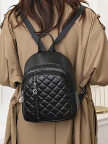 Backpack Senior Texture Multi-Functional Fashion New Shoulder Backpack All Travel Men And Women Bags - Multicolor - View 10