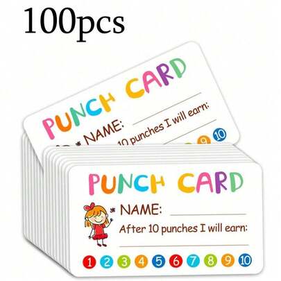 50pcs Creative Behavior Incentive Reward Small Cards (50 Cards In Total),Back To School,School Supplies