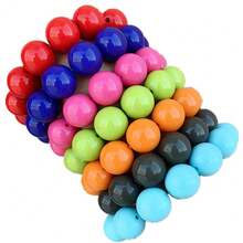 1pc Fashionable Bohemian Style Multicolored Acrylic Beaded Bracelet, Suitable For Women Daily Wear - Bohemian Bead Bracelet - View 12