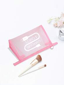 网眼尼龙带数据线插头图案印花女士便携式化妆包，带便携式多用途化妆包，女士化妆包旅行盥洗收纳袋，旅行设备充电器收纳袋，返校医生教师礼物，化妆包袋护肤包洗漱包收纳袋，旅行度假必需品宿舍必需品，婚礼伴娘礼物，妈妈礼物，生日礼物，送给朋友的礼物