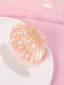 1pc Korean Style Acetate Cute Mini Shell Hair Claw Clip, Bite Bangs/Short Hair Clip, Sweet Hair Accessories Hair Clips Hair Jaw Clip Hair Clamps Hair Clutch Hair Catcher Clip