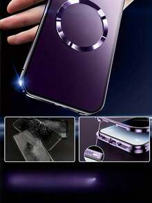 [High-Protection Magnetic Anti-Peeping Phone Case] Integrated Privacy Screen | Bumper Case For Drop Resistance | Compatible With IPhone 17 Pro Max/17/16/15/14/13/12 Series And More | Professional Security Design, Ideal For Holiday Gifts, Boyfriend Gifts, And Birthday Presents. - Black - View 8