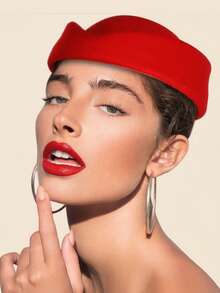 1 件欧洲、美国、英国复古空姐风格女士毡羊毛贝雷帽，优雅女士茶会帽，适合婚礼、派对、仪式、休闲装，四季皆宜