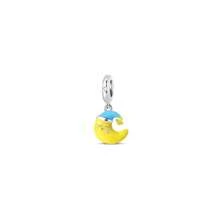 1 pieza Artículo de moda Pulsera con dijes de aguacate verde, cactus, trébol de la suerte, estrella y luna, cuentas, accesorios DIY, adecuado para pulsera, collar, joyería DIY, regalo para el Día de la Madre, Día de San Valentín u otras ocasiones