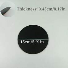 1 Stück runde weiche Kork Tischunterlage, rutschfest, wasserdichter Pflanztopf Untersetzer, multifunktionale Teetassen Matte, Kork Pad, wärmeisolierend & rutschfest