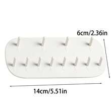 Wall Mounted Jewelry Organizer Display Rack, Hookless Jewelry Holder Hanger