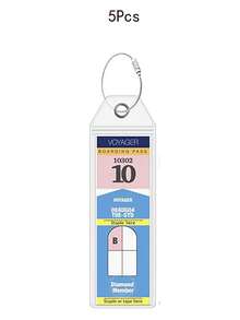 5Pcs Luggage Tag For Cruise Ship Essentials, Cruise Luggage Tag Holder, 3/2/1pc Clear Cruise Luggage Tags For All Cruise Lines Travel Essentials ,For Travel Backpack Luggage Suitcase Travel Gear ,Back To School Workout School Supplies, Holiday Camping Holiday Essentials, Vacation Accessories Suitcase Tag - Multicolor - View 28