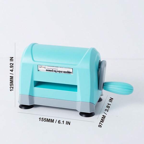 Letong Letong B6 Stanzmaschine und Prägevorrichtung für Scrapbooking, Papier-Schneidegerät, Stanzformen, Papier- und Karton-Schneidemaschine, Prägemaschine, DIY Bastlerwerkzeug