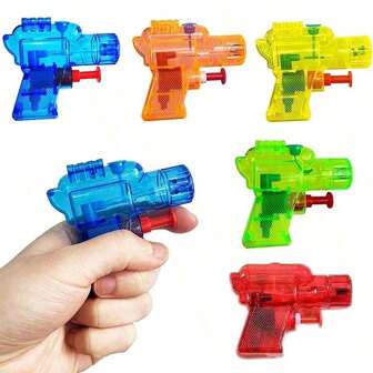 4pcsMini Water Gun - Remote Super Water Gun Spray Gun, Outdoor Water Toy Summer Pool Beach Party Favorite Bathing Water Gun Toy, Summer Outdoor Party Best Supplies - Color Random