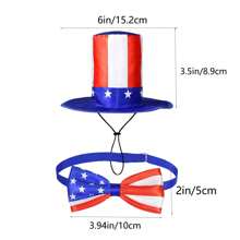 Goose Independence Day Costume 2 Pcs Goose Outfits Porch Goose Goose Costume 4th Of July Style Goose Outfit Including Bowknot And Hat For Lawn Patio