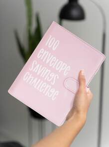 Artexus 100 Envelopes Money Saving Challenge, 100 Envelope Challenge Binder, Easy And Fun Way To Save $5,050, Savings Challenges Budget Book Binder With Cash Envelopes For Office,Home,School