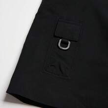 Adidas 三叶草图案简约舒适女式半身裙配腰带 HE6593 - 黑色 - 查看 4