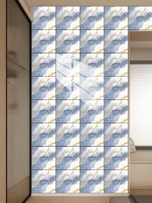 10 pegatinas adhesivas de vinilo de Salpicadero de PVC de mármol artificial autoadhesivo, pegatinas de pared autoadhesivas de corte DIY, resistentes al calor para salpicaderos de azulejos en paredes de baño y cocina, cocina, chimenea, lavadero, paredes de caravana, a prueba de agua, también para sala de estar, dormitorio y pared posterior de TV (5.9/7.87/11.8/15.7/11.4 X 22.4 pulgadas)