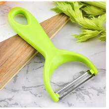 5pcs Stainless Steel Peeling Knives, Versatile Fruit & Vegetable Peelers For Home Kitchen Use - Multicolor - View 5