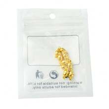 10SETS Round Brass Magnetic Clasps With Loops, N35 Grade Strong Magnet, Oval, Nickel Free, 11x5mm, Hole: 1mm - 10sets - View 6