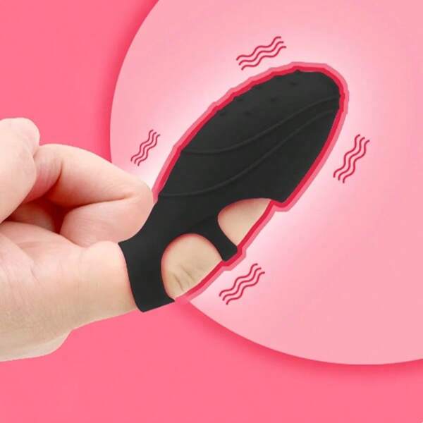 Vibrating Finger Vibrator Silicone G-Spot Massager Wearable Anus Vaginal Stimulator Clitoral Stimulations Clit Vibrator Clitoris Vibrators Clitoral Stimulators Nipple Stimulation Vibrate Adult Sex Toys For Men Women Couples Masturbation On Valentines Day