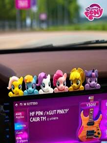 1 pieza/3 piezas/6 piezas/12 piezas Figuras decorativas aleatorias de  para escritorio, accesorios lindos y divertidos de Twilight Sparkle, Rarity, Fluttershy, Pinkie Pie, Rainbow Dash, adecuados para fiestas, vacaciones, decoración de habitaciones y escritorios