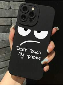 Funda compatible con phone 16 Pro Max 11, 12, 13, 14, 11 Pro Max, 12 Pro Max, 13 Pro Max, 14 Pro Max, XR, 15, 15 Pro, 15 Pro Max, Galaxy S23, S24, 1 unidad. Diseño de pupila negra con estampado. No tocar. - Multicolor - Ver 9