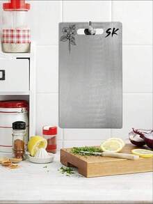 Customized Titanium Cutting Board, Titanium Cutting Board For Kitchen, 304 Stainless Steel Meat, Fruit And Vegetable Cutting Board - Multicolor - View 7