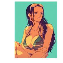 ONE PIECE 1 张流行墙面艺术海报 Nico Robin 动漫海报高级动漫墙面艺术 | 御宅族房间装饰（无框风格）