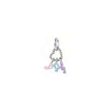 1 pieza Artículo de moda Pulsera con dijes de aguacate verde, cactus, trébol de la suerte, estrella y luna, cuentas, accesorios DIY, adecuado para pulsera, collar, joyería DIY, regalo para el Día de la Madre, Día de San Valentín u otras ocasiones
